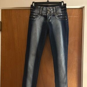 Gogo star jeans dark / light blue wash